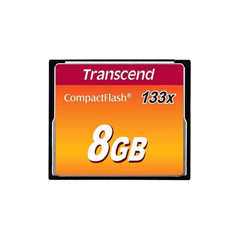 TRANSCEND 8GB COMPACTFLASH MEMEORY CARD 133X