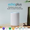 ECHO PLUS (2ND GEN) – PREMIUM SOUND WITH A BUILT-IN SMART HOME HUB – SANDSTONE FABRIC