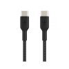 BELKIN CABLE BRAIDED C TO C-2.0 (1M) (BLACK)