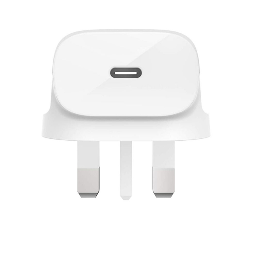 BELKIN HOME CHARGER 1 PORT USBC 18W (WHITE)