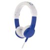 BUDDYPHONES EXPLORE FOLDABLE ON – EAR WIRED HEADPHONES (BLUE)