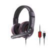 OVLENG 3D SURROUND SOUND GAMING HEADSET- BLACK/RED