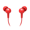 JBL EAR HEADPHONES WITH MIC (RED)