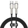 BASEUS 20W METAL DATA CABLE TYPE-C TO IP PD – BLACK – 1M