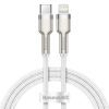BASEUS 20W METAL DATA CABLE TYPE-C TO IP PD – WHITE – 1M