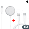 APPLE MAGSAFE WIRELESS CHARGER + USB-C TO LIGHTNING CABLE (1M)