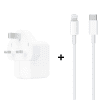 APPLE 30W USB-C POWER  ADAPTER + USB-C TO  LIGHTNING CABLE (1M)