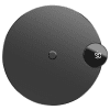 BASEUS DIGITAL LED DISPLAY WIRELESS CHARGER BLACK