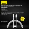 BASEUS FAST CHARGING DATA CABLE TYPE C TO LIGHTNING 20W  1M