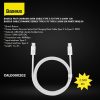 BASEUS FAST CHARGING DATA CABLE TYPE C TO TYPE C 100W  1M