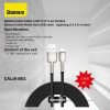 BASEUS DATA CABLE USB TO IP 2.4A 2M BLK