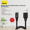 BASEUS USB TO LIGHTNING CABLE .6 MTR BLACK