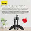 BASEUS CAFULE CABLE USB FOR TYPE-C 2A 2M GRAY+BLACK