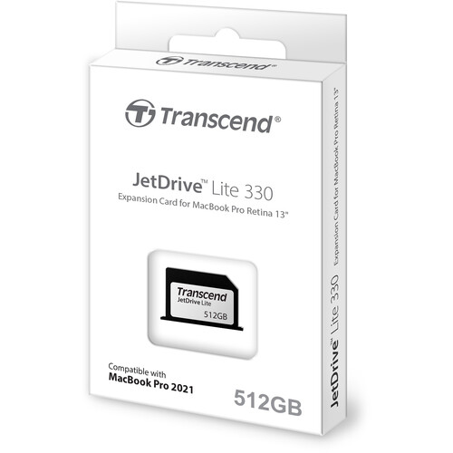 Transcend 512GB,JetDriveLite 330,MBP 14″&16″ 21 & rMBP 13″ 12-E15
