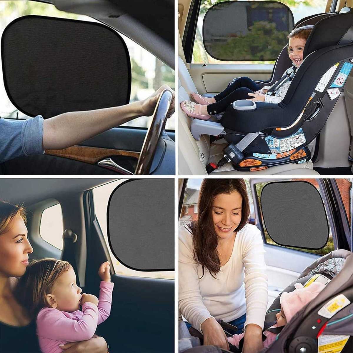 CAR WINDOW SHADES 2PCS PACK  40X40X34