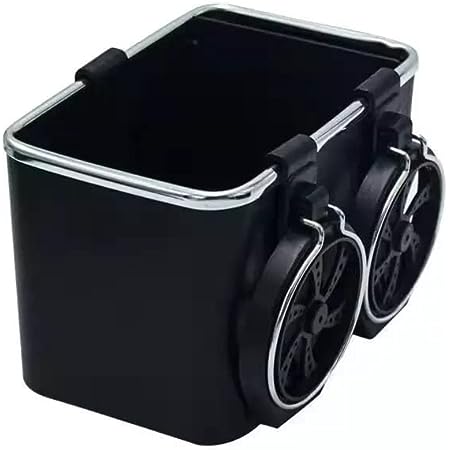 STORAGE AND CUP HOLDER FOR CAR BLACK
