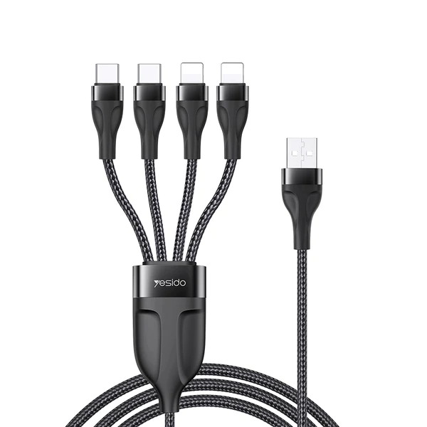 YESIDO USB TO 4 IN 1 CHARGING CABLE