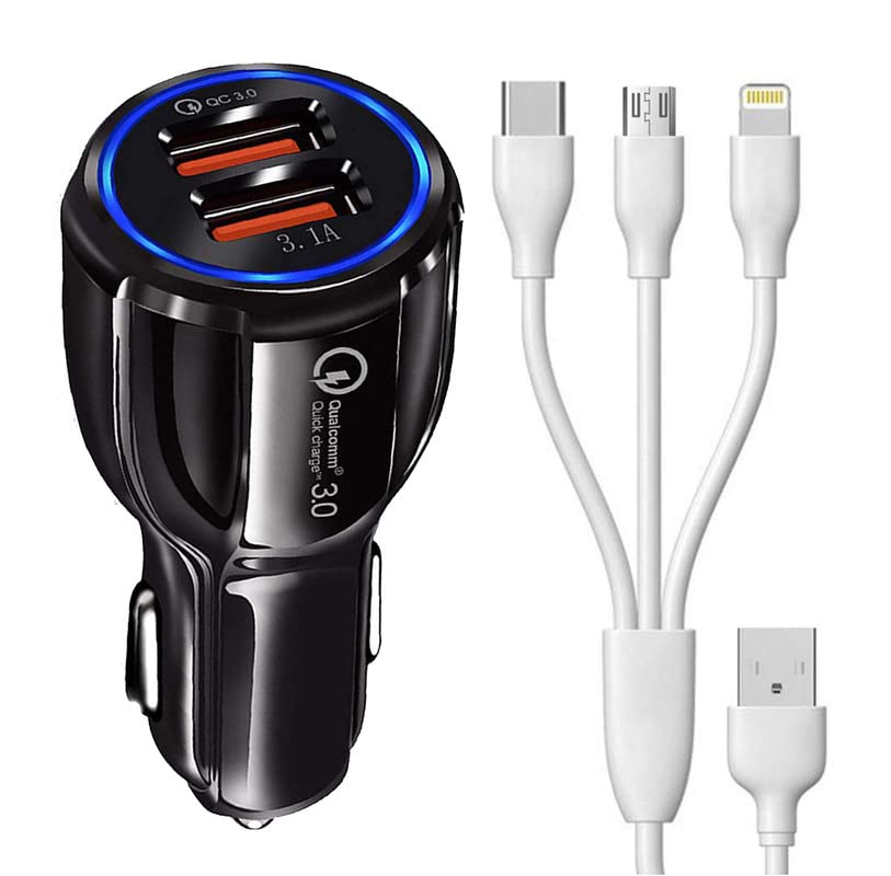 YESIDO 5 PORTS  97W EXTENDED CAR CHARGER