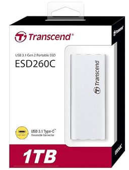 TRANSCEND 1TB ESD260C USB 3.1 2 TYPE-C PORTABLE SSD