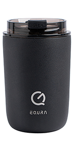 MINI COFFEE MUG 280ML BLACK
